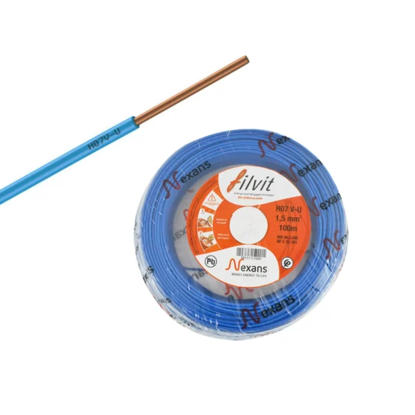 Câble NEXANS rigide (U500V) 1.5 100m