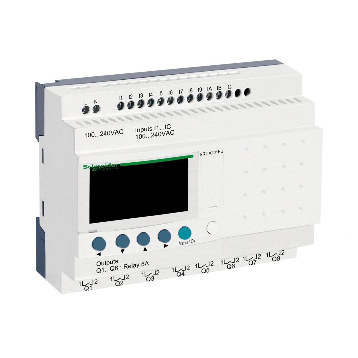 Zelio Logic - relais intelligent compact - 20 E/S 100..240Vca - ss horl. - Affi. – Image 1