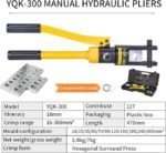 Pince à sertir hydraulique jusqu’à 13 tonnes YQK-300 – Image 6