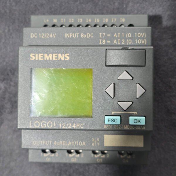 Module Logique Siemens LOGO! 24 – 6ED1 052-1MD00-0BA5 | Matelec Maroc