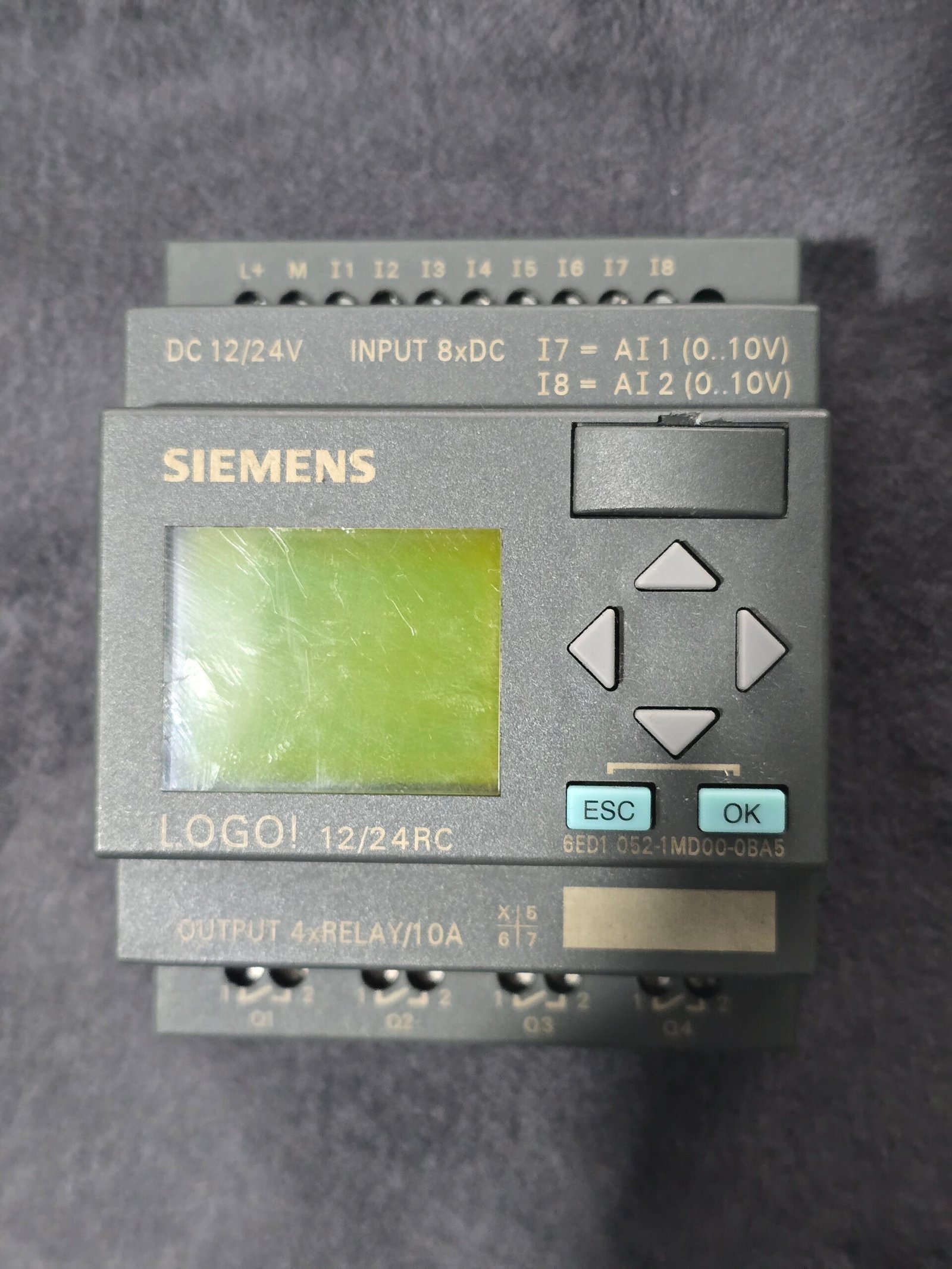 LOGO 6ED1052-1MD00-0BA5 MATELEC.MA Module Logique Siemens LOGO! 24 – 6ED1 052-1MD00-0BA5 | Matelec Maroc – Image 1