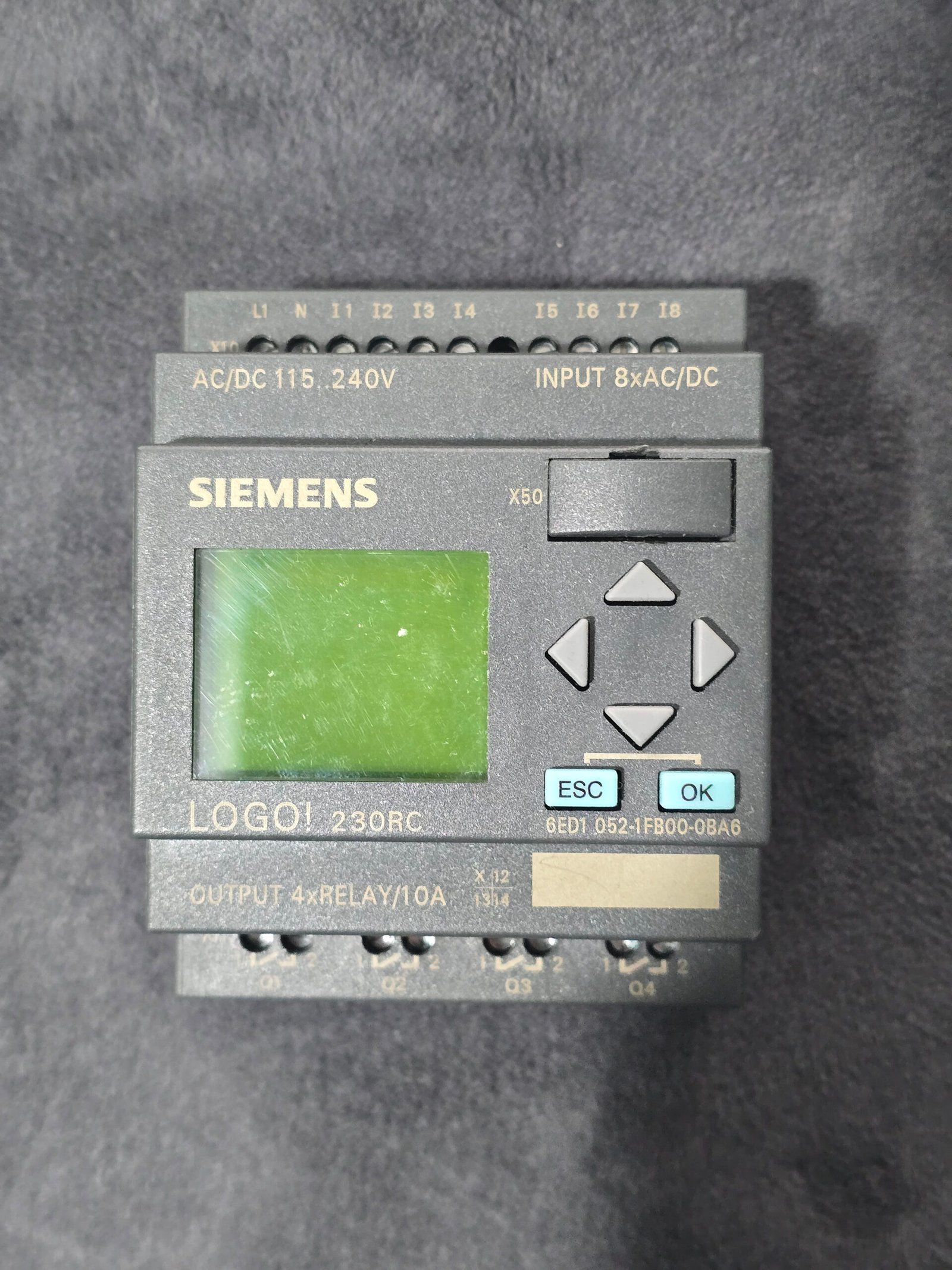 LOGO 6ES1052-1FB00-0BA6 MATELEC.MA Module Logique Siemens LOGO! 230RC (6ED1 052-1FB00-0BA6) | Matelec Maroc – Image 1