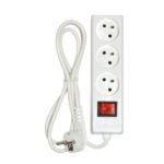 Bloc Multiprise Long avec Interrupteur (3 A 6 Prises / 1.5 & 3 Mètres) | Matelec Maroc