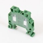 Connecteur ONKA 4 mm² pour borne de raccordement à vis pour rail DIN à 2 fils|verte |1010029 – Image 2