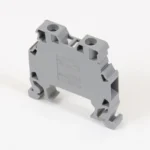 Connecteur ONKA 4 mm² pour borne de raccordement à vis pour rail DIN à 2 fils|gris|1010022