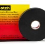 Rouleau de ruban isolant auto-amalgamant en caoutchouc EPR 3M Scotch 23 noir