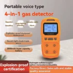 Détecteur de Gaz 4 en 1 Portable (CO, O2, H2S, EX) MATELEC | MAROC – Image 6