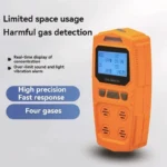 Détecteur de Gaz 4 en 1 Portable (CO, O2, H2S, EX) MATELEC | MAROC – Image 3