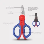 Ciseaux d'Électricien Pro : Coupe-Câble & Dénudeur | Matelec – Image 5